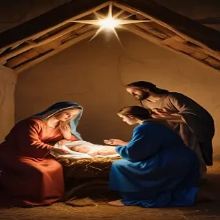 merry christmas nativity images free