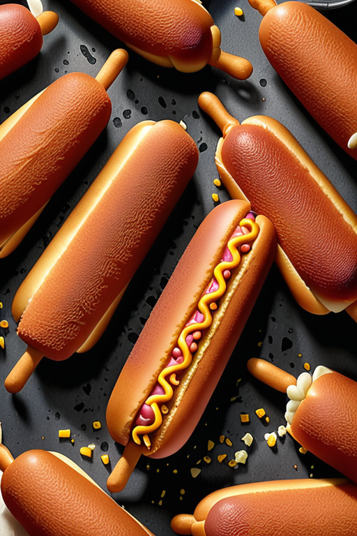 how long to air fry corn dog