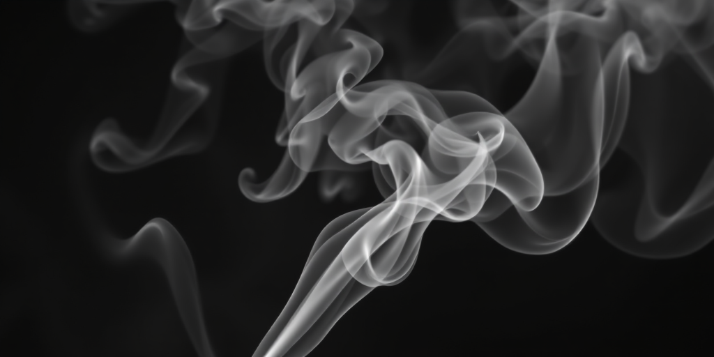 smoke no background