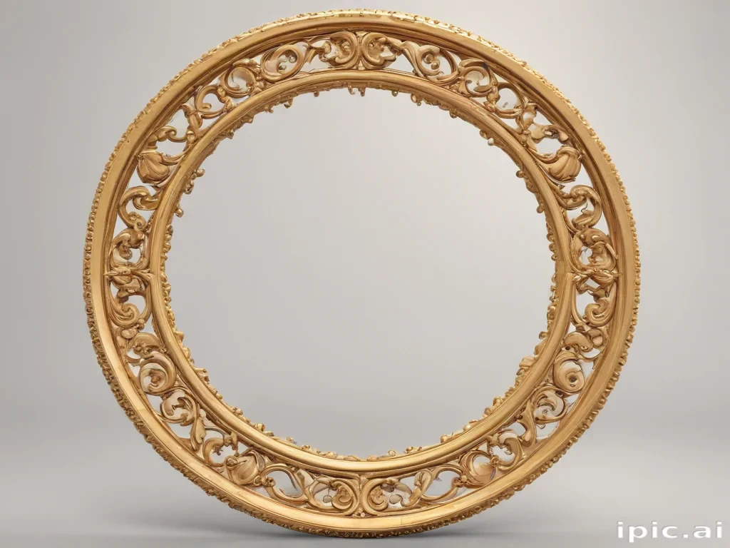 gold circle png