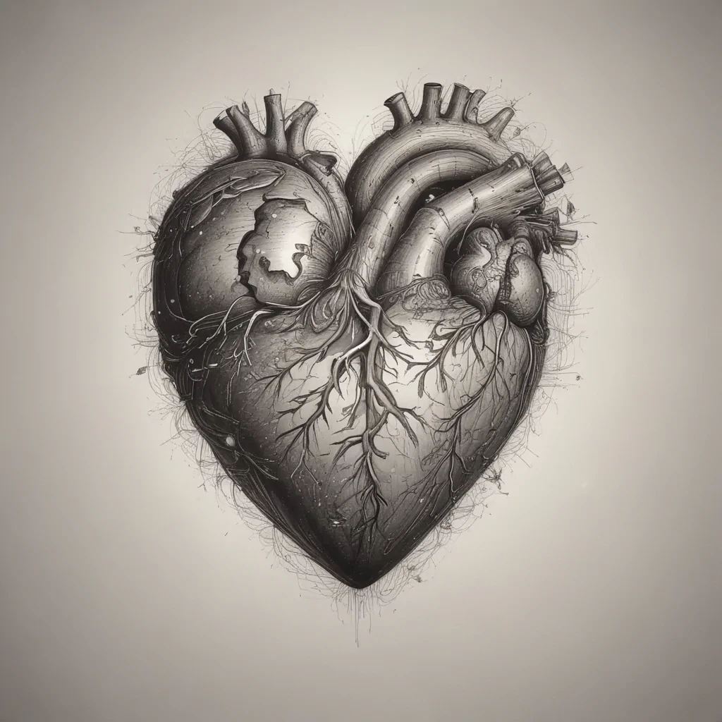 hand drawn heart