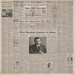 newspaper collage png