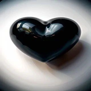 black heart photo