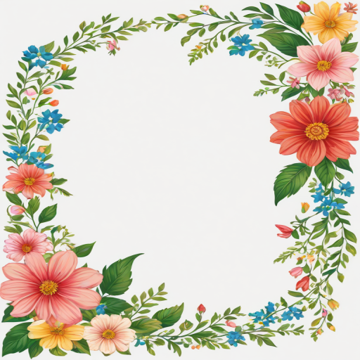 clipart floral border