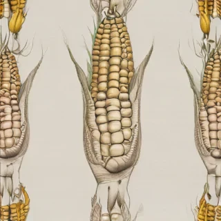 corn drawing