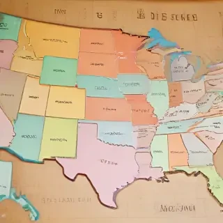 map of the us states