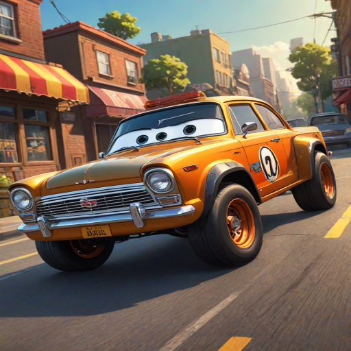 cartoon car wallpaper