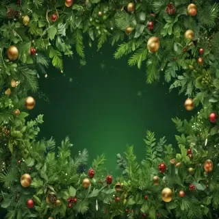 green christmas background