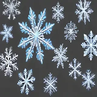transparent background snowflake clipart