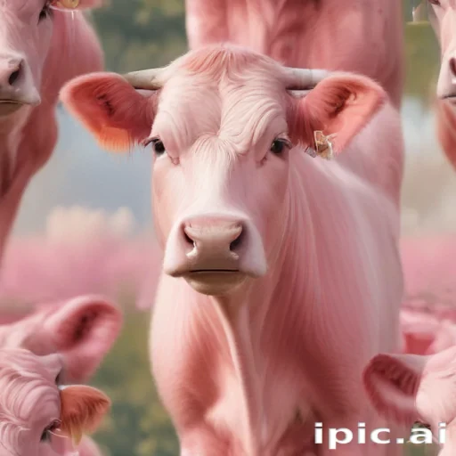 pink cow wallpaper