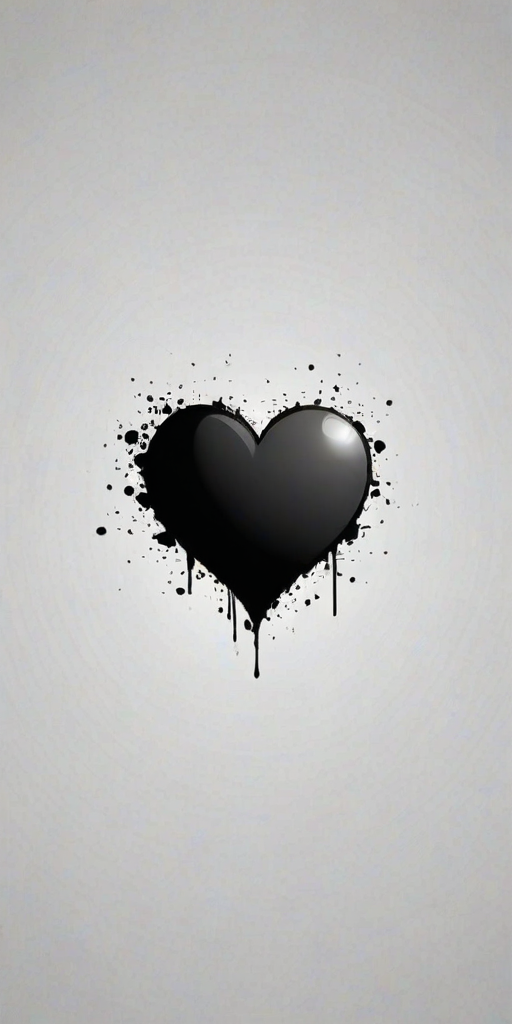 black heart background