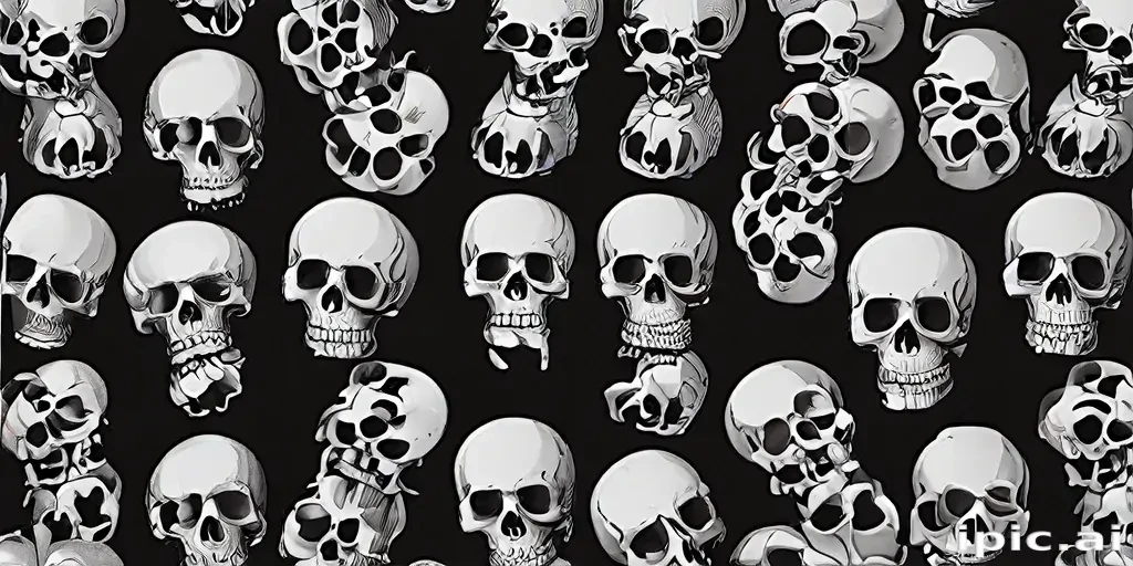 skull background