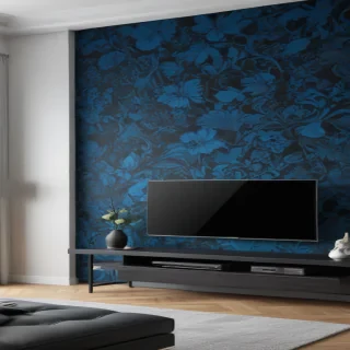 blue and black wallpaper
