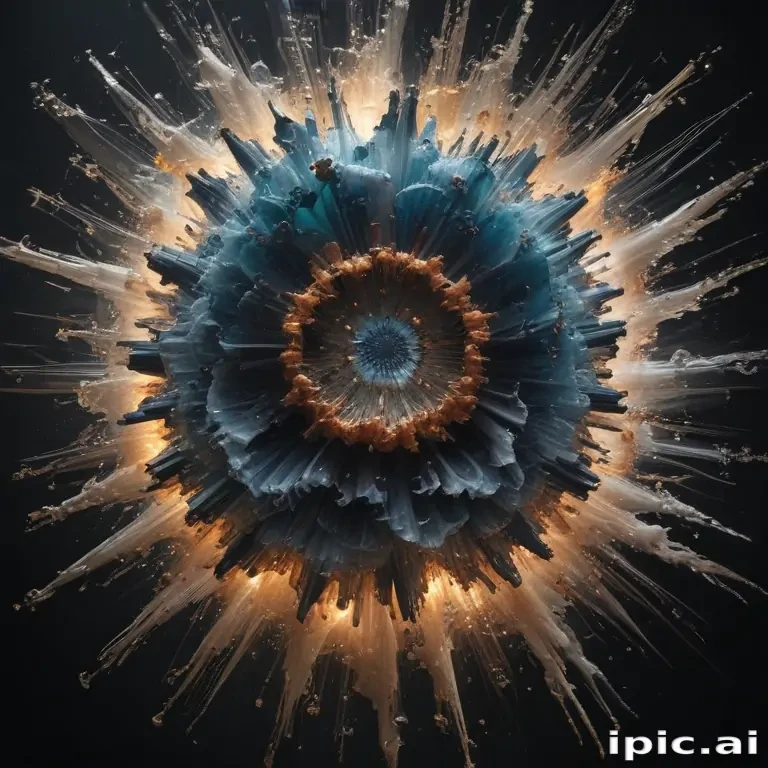 transparent explosion