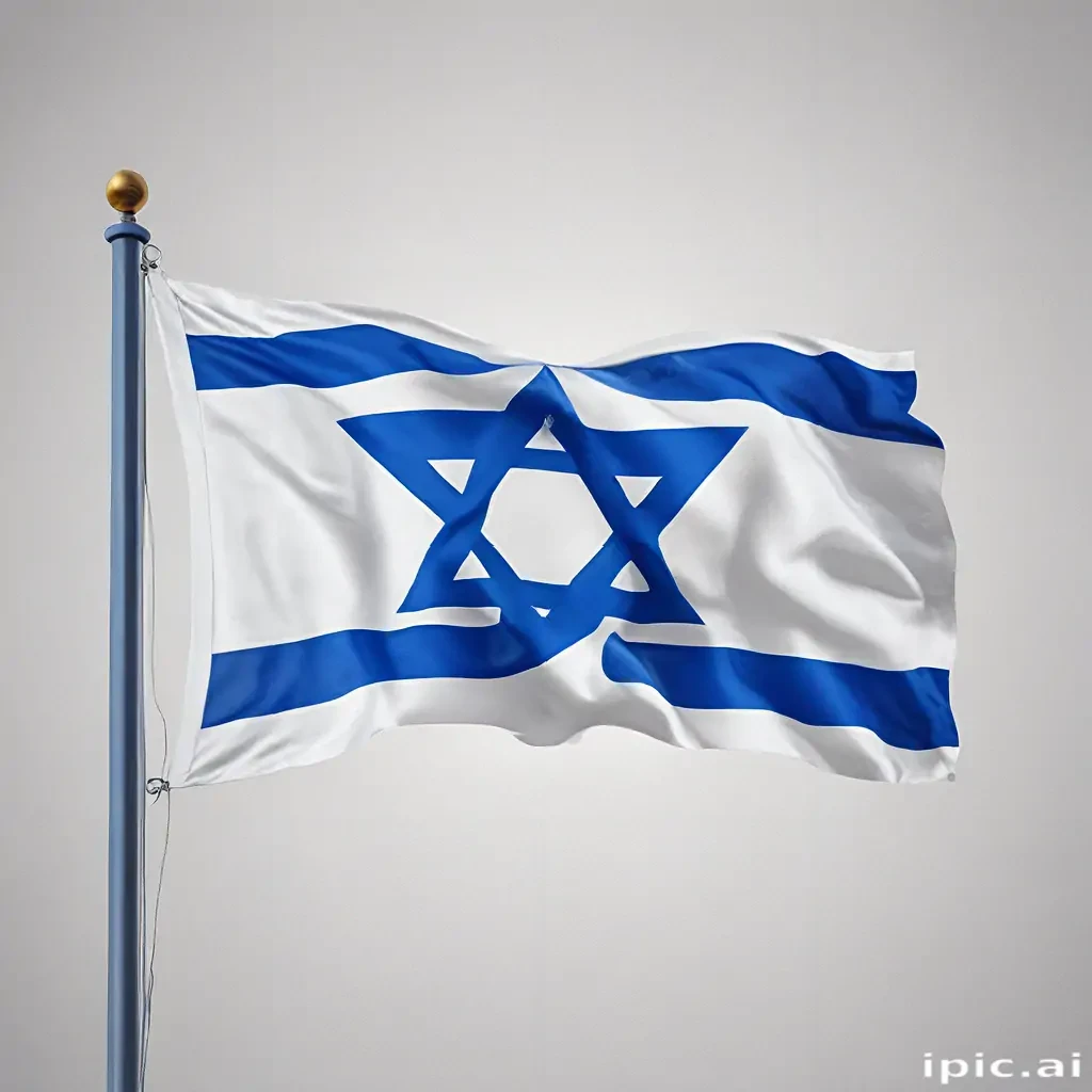 transparent israel flag
