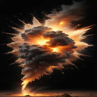 explosion transparent background