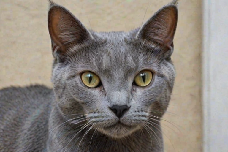 grey cat