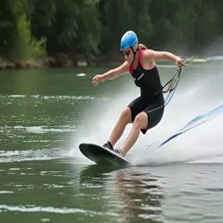 water skiing
