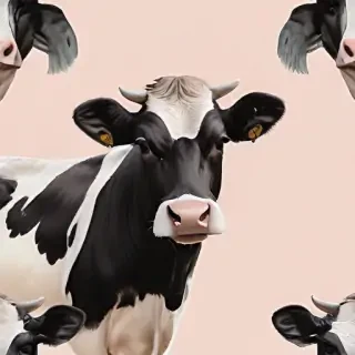 aesthetic cow print wallpaper
