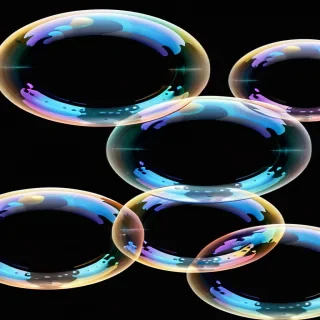 transparent bubbles