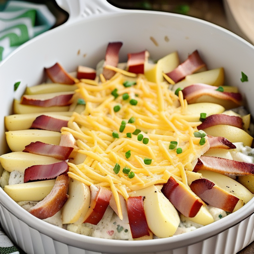 chicken bacon ranch potato bake