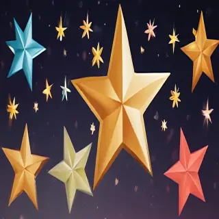 christmas stars clipart