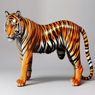 transparent tiger stripes