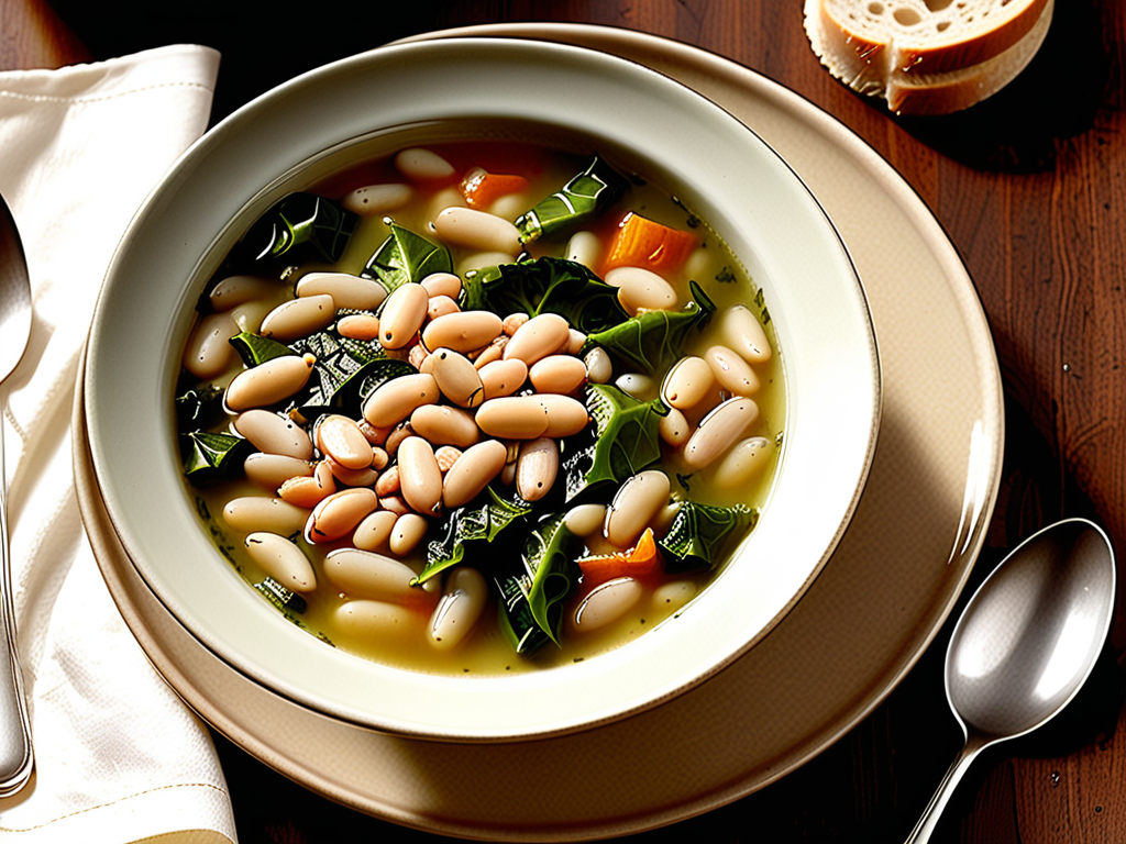 escarole and white bean soup