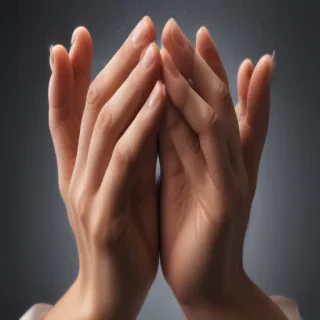 prayer hands transparent background