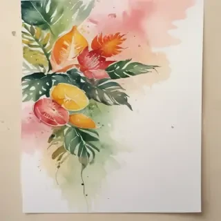 watercolor phone background
