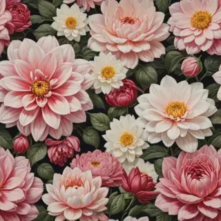 aesthetic flower painting