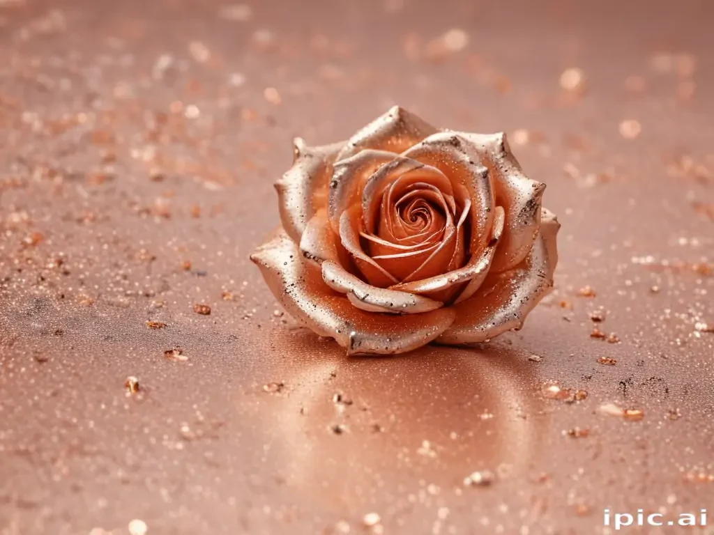 sparkly rose gold background
