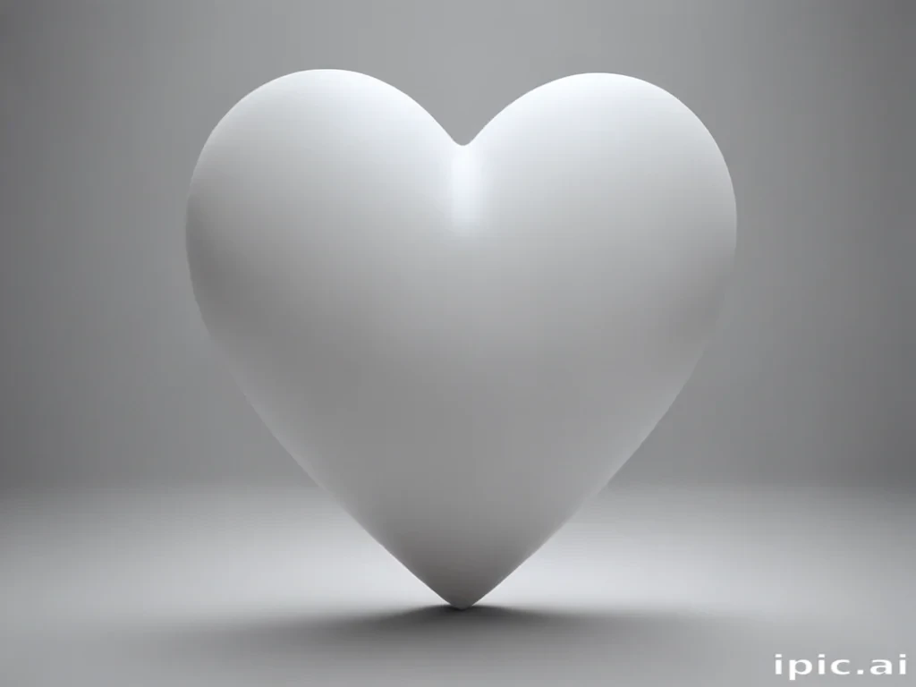 white heart