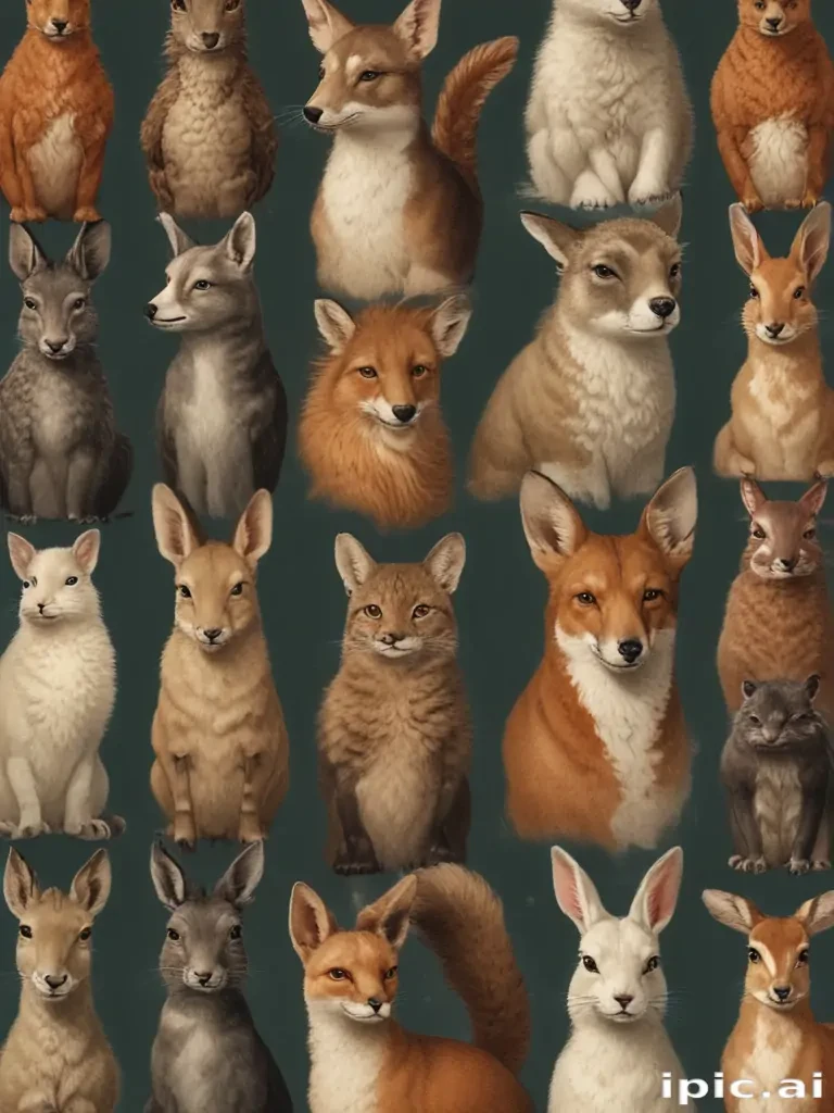 vintage illustrations animals