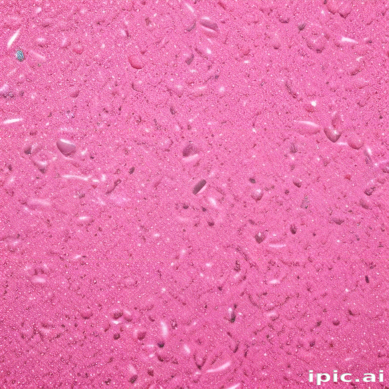 Close-Up View of Vibrant Pink Texture with Bubbles and Irregular Patterns
