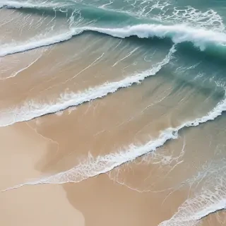 waves transparent