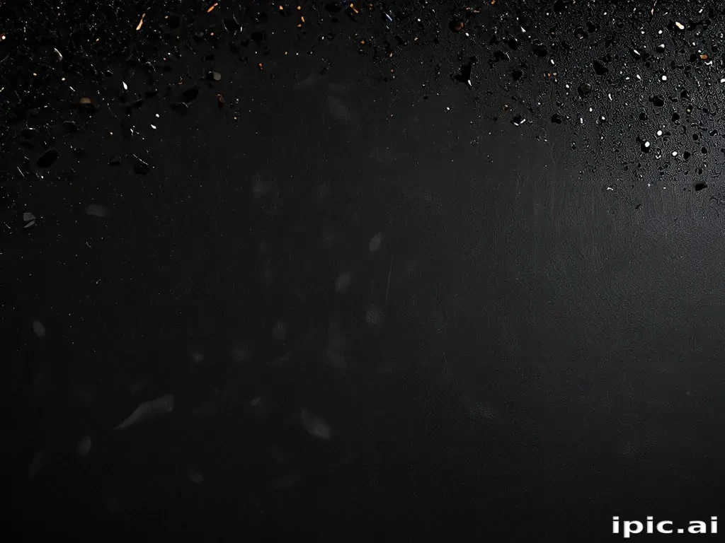 black background with glitter