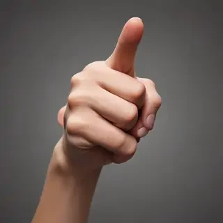 finger pointing png