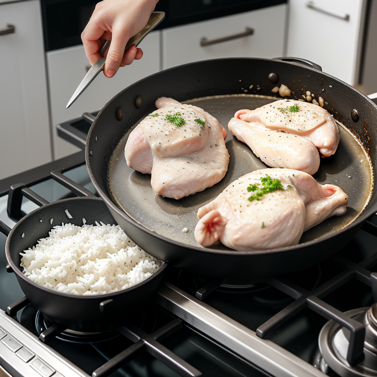 how long to cook diced chicken on stove