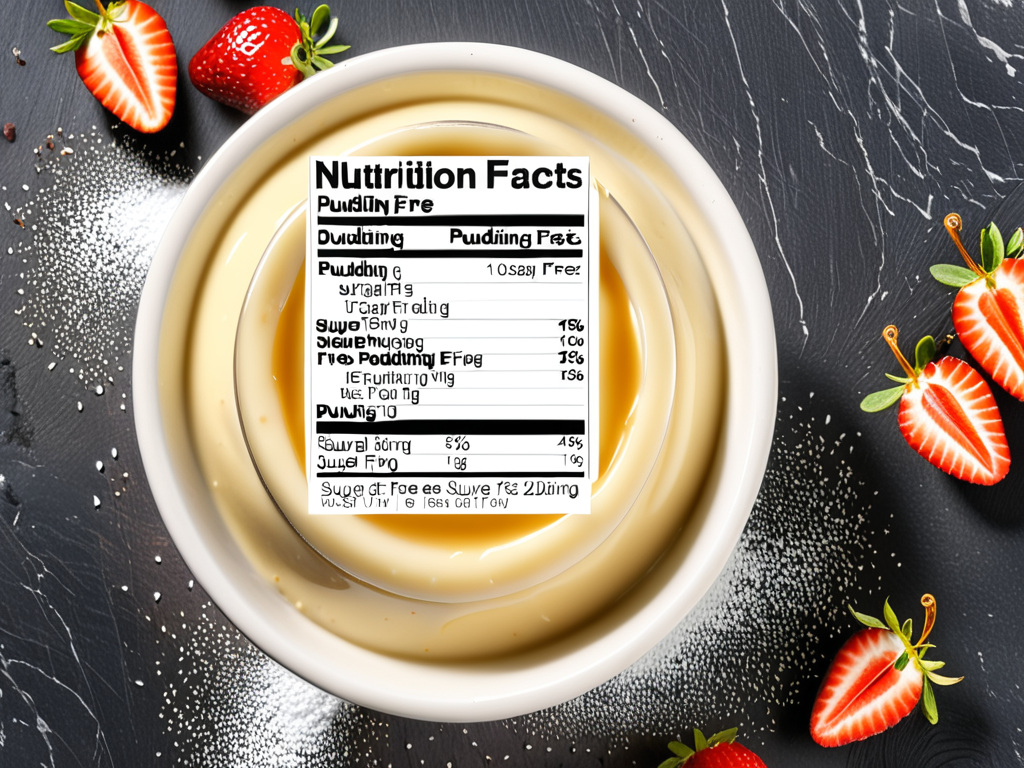sugar free pudding nutrition facts