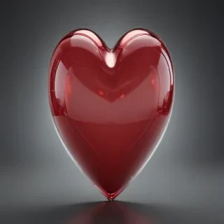 blurry heart