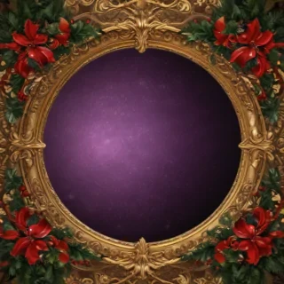 christmas background frame
