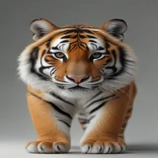 transparent tiger