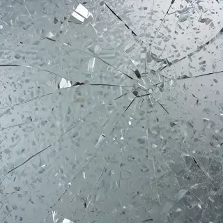 broken glass texture