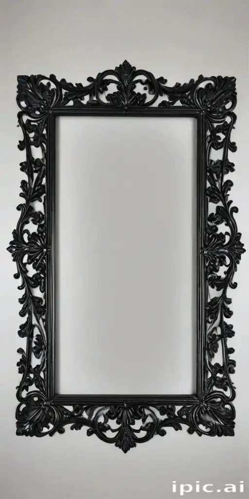black frame transparent