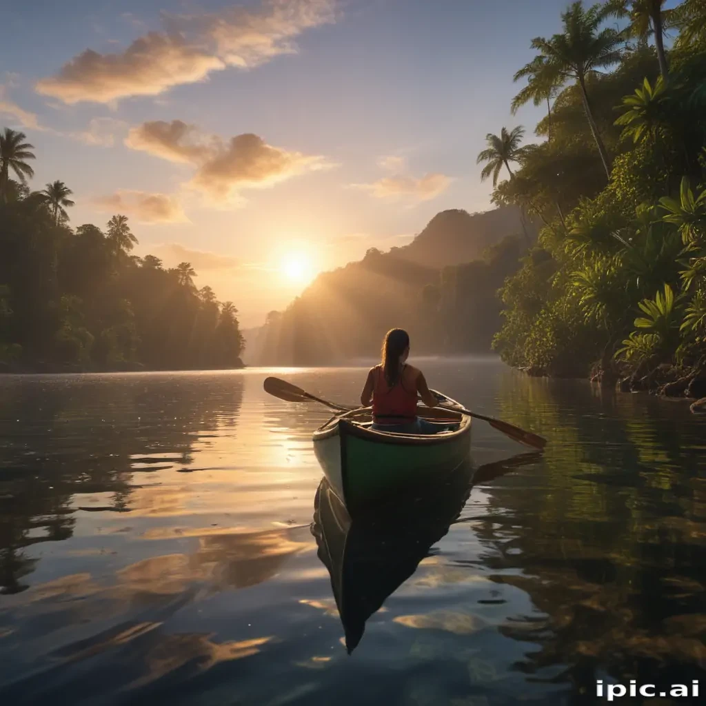 canoeing png