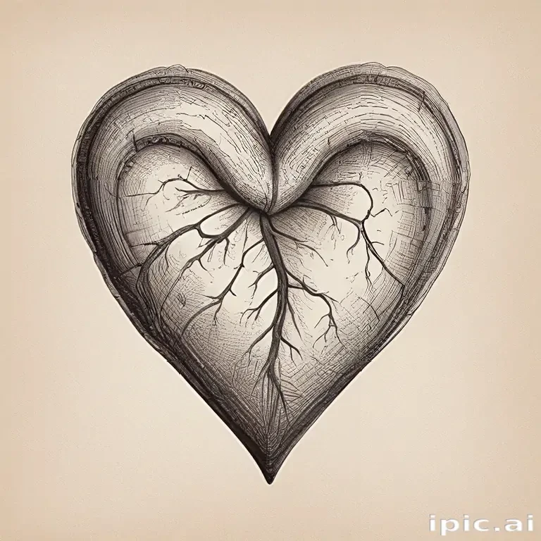 hand drawn heart