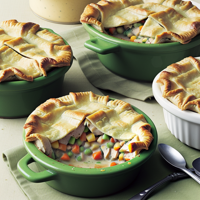 what to eat with chicken pot pie