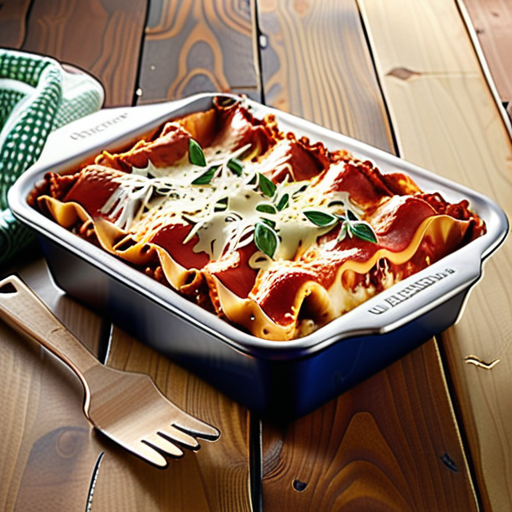 deep dish lasagna baking pan