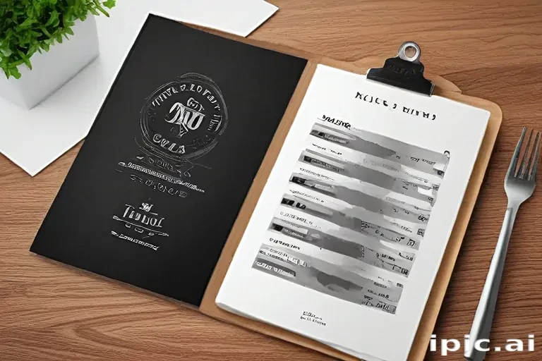 restaurant menu mockup free